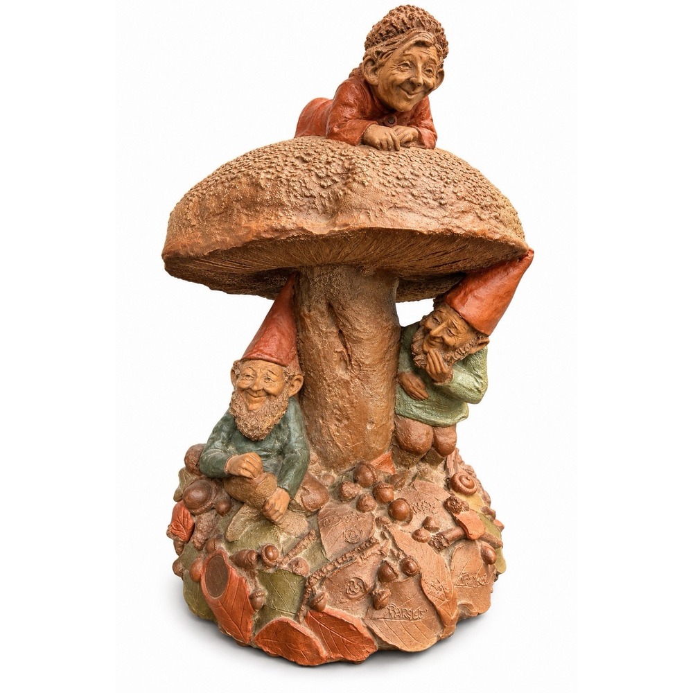 Tom Clark Parsley Sage & Thyme Gnomes 1985 Cairn Studio #1001 Mushroom